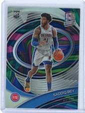2020-21 Panini Spectra Basketball Marble Prizm Rookie #116 Saddiq Bey #2/5