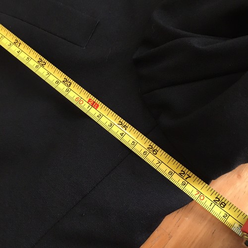monsieur de Givenchy black tuxedo suit jacket 50L Altered Cocktail Party Elegant - 第 8/12 張圖片