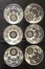 Vintage French Duralex Glasses Set of 6 Made In France Barware Beverage 8oz.