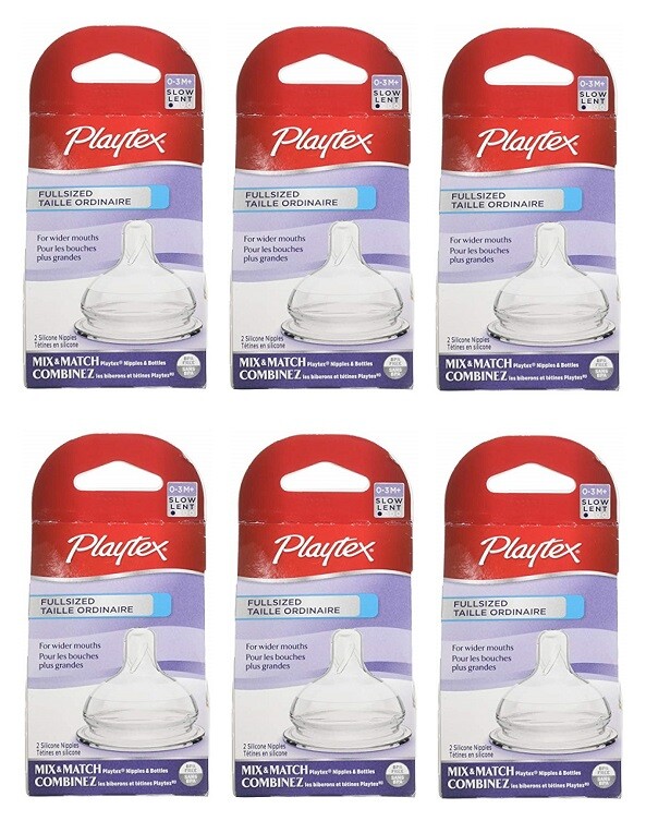 playtex slow flow bottles