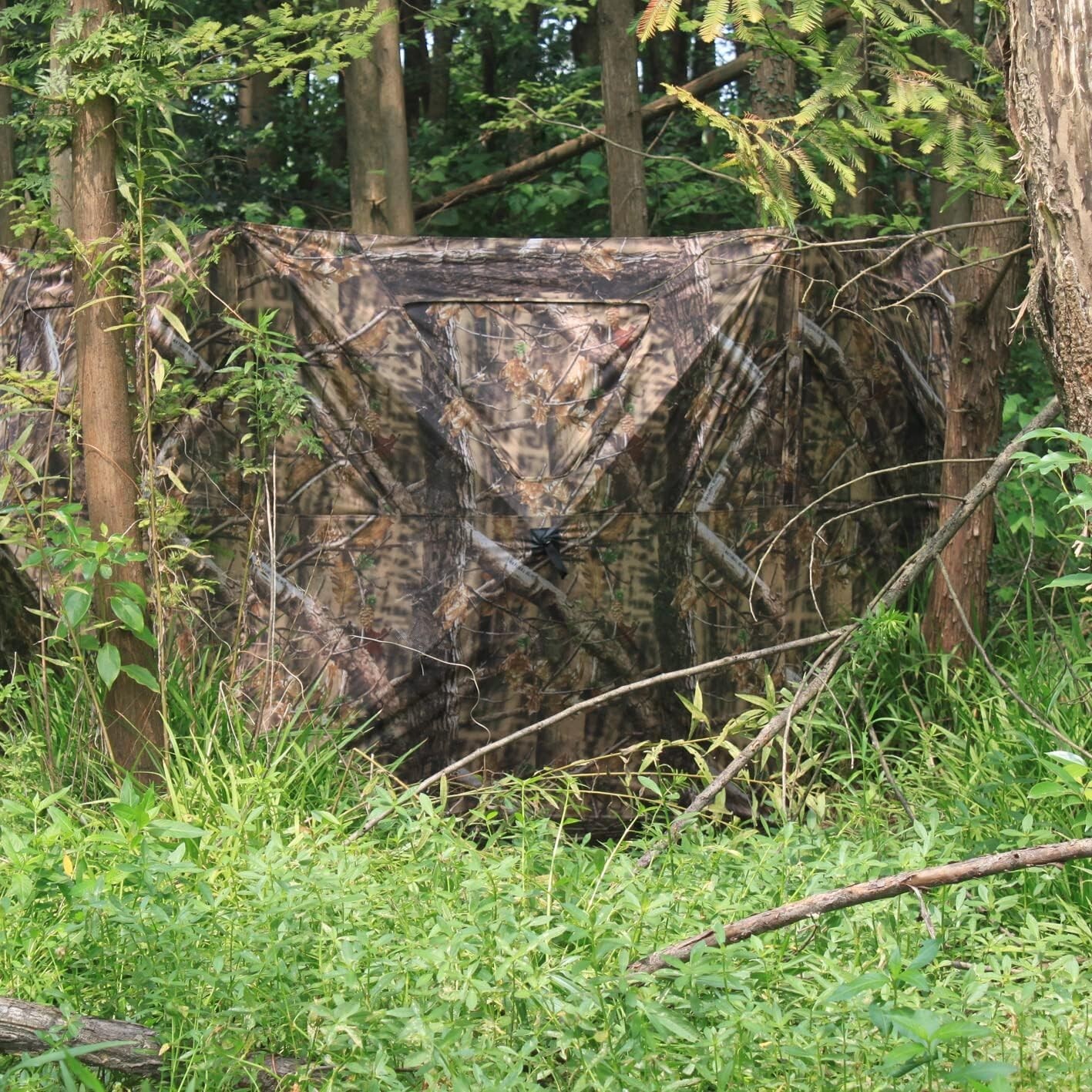 3W See Through Pop Up Ground Blind Hub Style 3Panels Blinds eBay