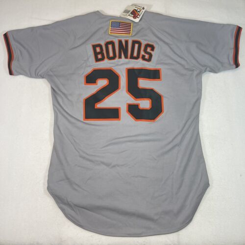 Barry Bonds Russell Stitched Diamond Collection NWT 44 Flag 90s SF Giants Jersey - Picture 1 of 18