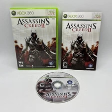Xbox 360 Assassin’s Creed II CIB Complete Tested Working Authentic Ubisoft 2009