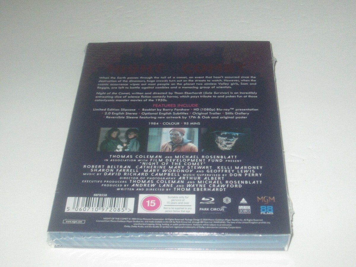 Night of the Comet 1984 Blu-ray with Limited Slipcase Region B | eBay
