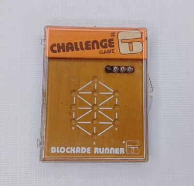 Challenge # 6 Game Blockade Runner Pocket Travel Vintage Game