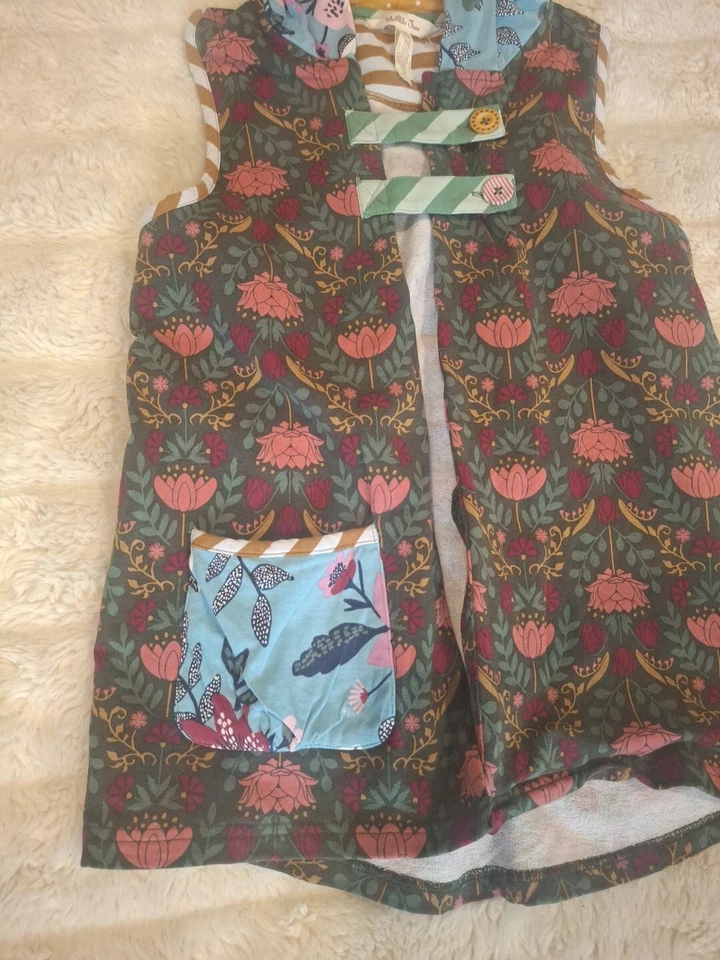 Matilda Jane Size 14 Wander With Love Vest Hood EUC Choose Your Own Path - Image 2 of 4