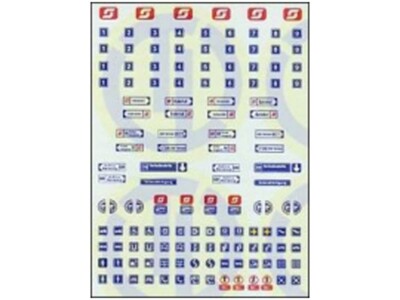 TL-Decals 1913 - Decals Bahnhof ÖBB - Spur N - NEU