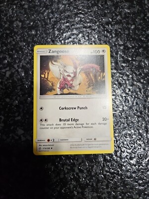 Pokémon TCG Zangoose Sun & Moon - Cosmic Eclipse 173/236 Regular Uncommon