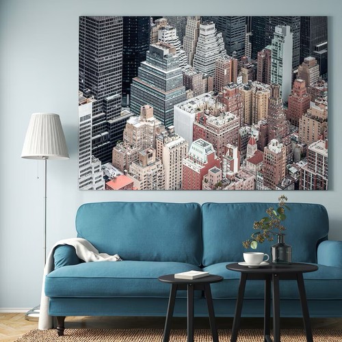 IKEA BJÖRKSTA New York Bild 200x140 cm mit schwarzen Rahmen - Bild 3 von 5