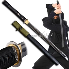 Sharp Ninjato Battle Ready Japanese Samurai Ninja Straight Sword carbon steel