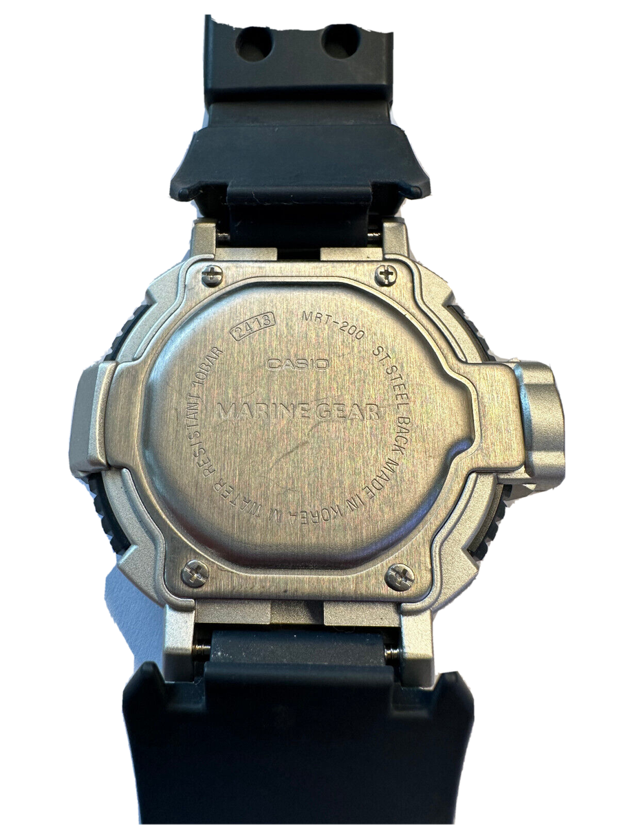 Vintage Casio Marine Gear MRT-200 Quartz Digital For Watch Parts