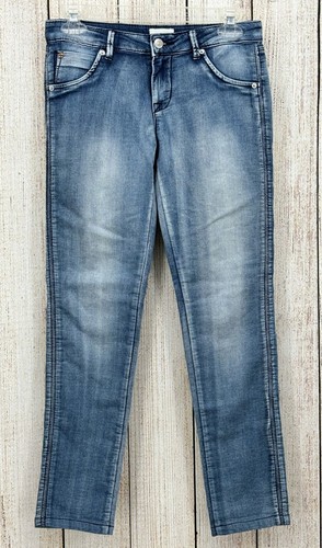 Hudson Girls Diao Jeans Size 16 Skinny Light Wash Fade Blue Stretch