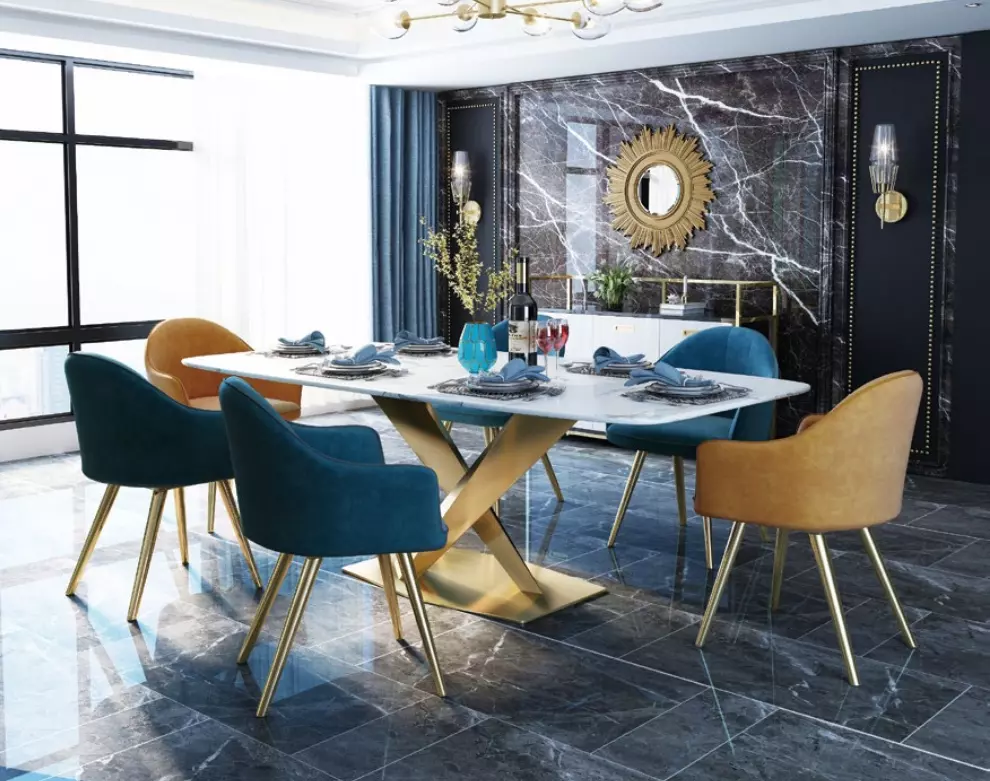 Stainless steel chairs shop for dining table