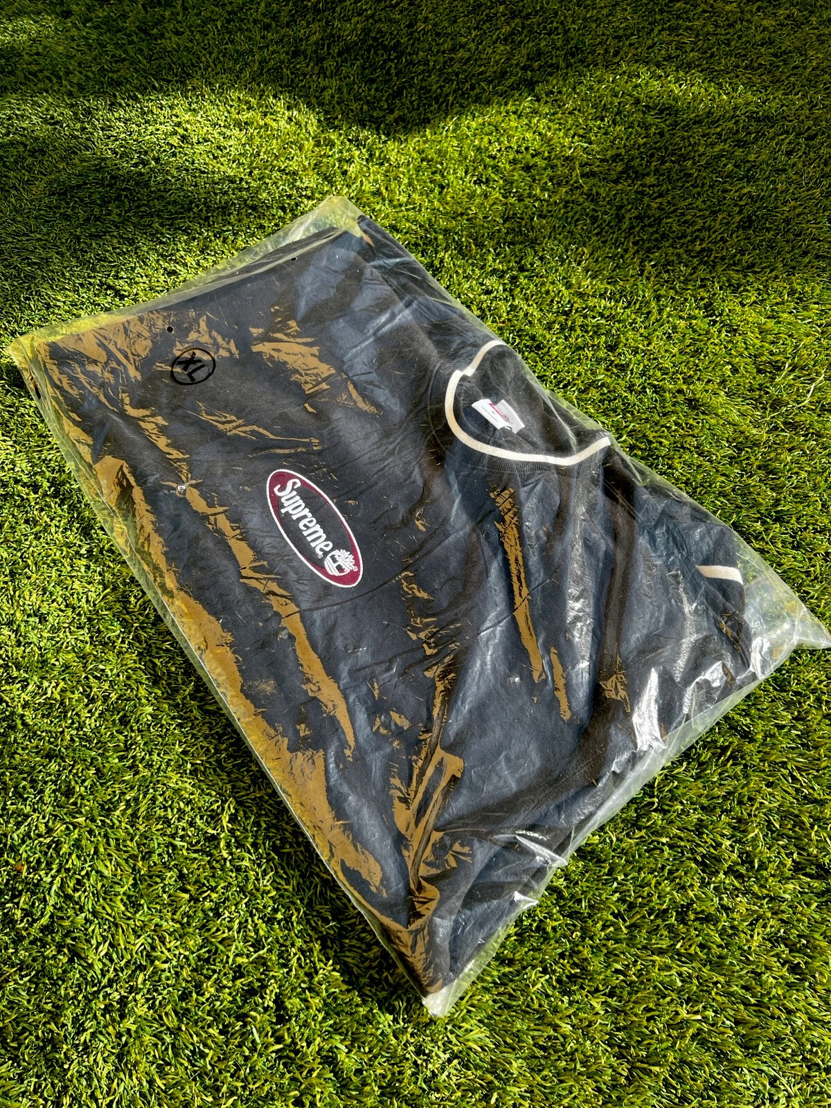 Pull à encolure ras du cou Supreme x Timberland en noir taille XL
