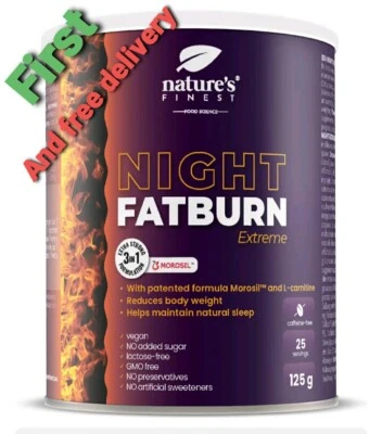 Nature's Finest Night FatBurn Extreme 4in1 Fat Burner for The Night with Morosil