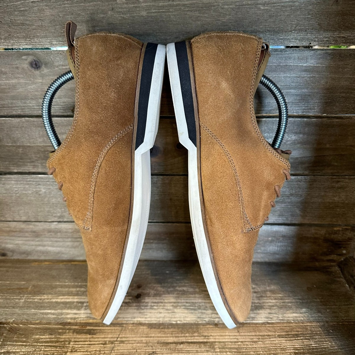 Mens Sam Edelman Derrick Brown Suede‎ Casual Brogue Oxfords Sneakers Size 10 M Mens Sam Edelman Derrick Brown Suede Casual Brogue Oxfords  main image 3