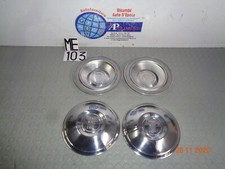CR3 SERIE 4PZ COPPA RUOTA ALLUMINIO LUCIDO FIAT 600 D (PER CERCHIO CON MOLLETTE)