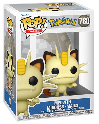 Funko 74630 POP GAMES POKÉMON MEOWTH 780