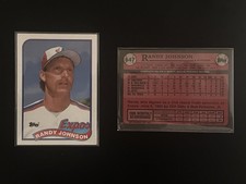 1989 Topps Randy Johnson #647 (RC) TWO!