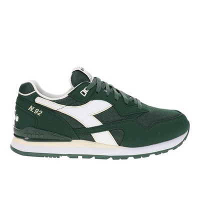 diadora N.92 Lace Up Dd Comfort  Mens Green Sneakers Casual Shoes 183076-70145