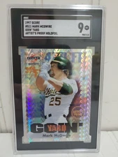 1997 Score Artist's Proof Holofoil #511 Mark McGwire Goin' Yard Sgc 9 Mint Pop 1