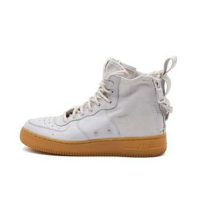Nike Damen SF Air Force 1 Mid Sneaker Weiß Atmungsaktiv High-Top-Sneaker EU 40