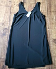Brand new with tags, black tunic swing dress, lined, ladies 12, sleeveless