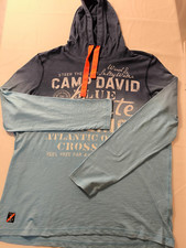 CAMP DAVID    Hoodie   Gr. XL   blau    Achselweite : ca 62cm