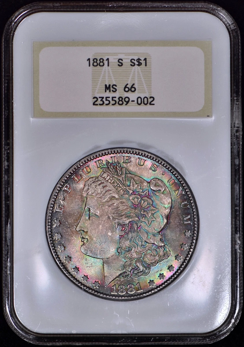NGC Grade MS 66 1881 Year Morgan US Dollars (1878-1921) for sale