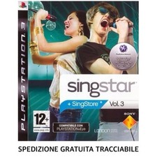 SINGSTAR VOL. 3 PS3 Playstation 3 • VERSIONE  ITALIANA • Nuovo Con Cellophane •