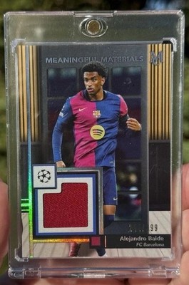2024-25 Topps Museum Alejandro Balde Meaningful Material Relic /399 Barcelona