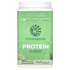 2 X Sunwarrior, Classic Protein, Unflavored , 1.65 lb (750 g)