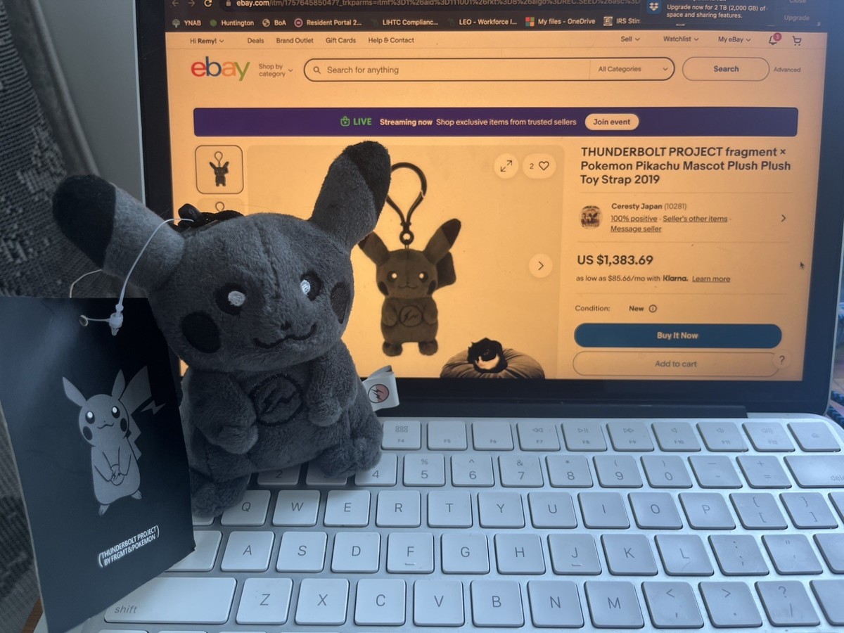 Pokemon Thunderbolt Project Fragment Pikachu Black 2019 | eBay