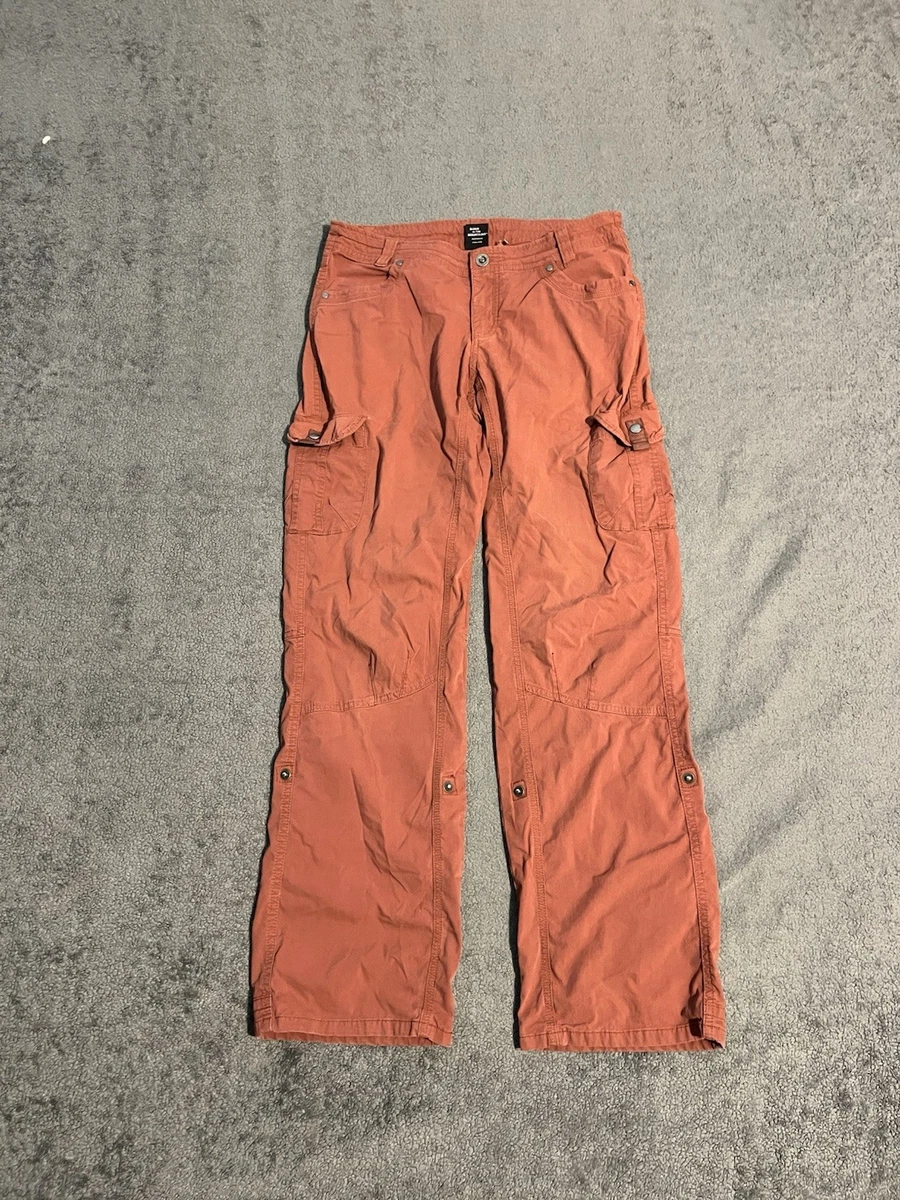 Pantalon Cargo Kuhl Femme, Marron, Taille 28x30, Randonnée Léger, Zip, Roll-up