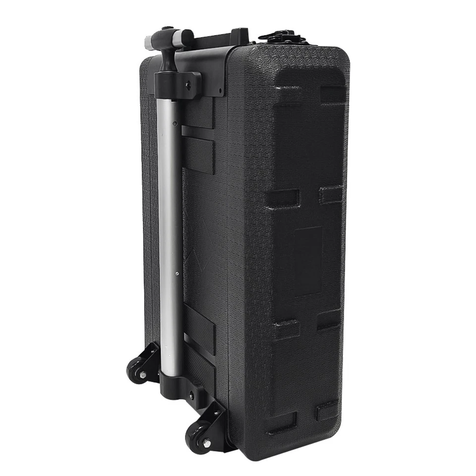 2U Rack Case With wheels 10in Deep 3-Space for Standard 19 in Amplifier, Audio - Image 2 of 4