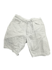 Vtg Wrangler Mens Denim Jean Shorts 36 Light Acid Wash Blue Cotton Baggy Jorts