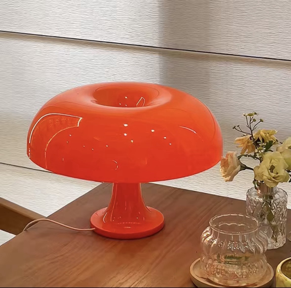 Lampe champignon LED tactile à intensité variable sans fil rechargeable