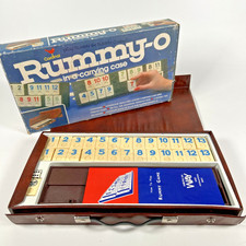 Vintage Cardinal Rummy-O Game in Carrying Case w/ Instructions and Original Box