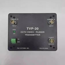 FM Systems Inc. TVP-20 CCTV Video Plexer Transmitter 