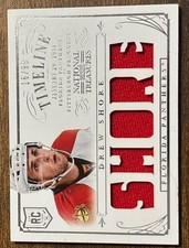 2013 2013-14 PANINI NATIONAL TREASURES DREW SHORE #15 RC TIMELINE MATERIALS /99