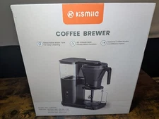 Kismile 8 Cup Drip Professional coffee maker. Next level coffee. New Never Used!