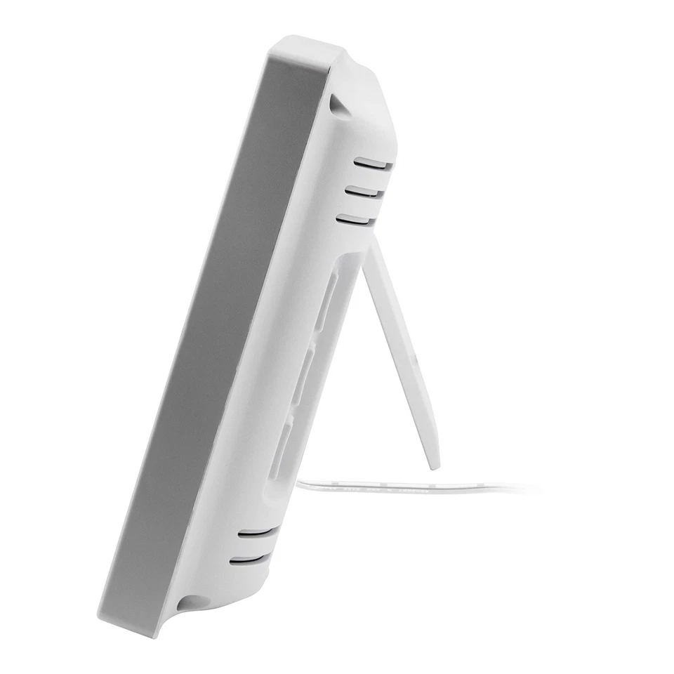 Reloj LED multicolor de 14,5" de gran tamaño con temperatura interior, día de la semana... Foto 4 de 4