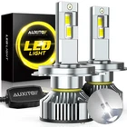 AUXITO Combo 2 H4 9003 LED Headlight Kit Bulbs High Low Beam Super White 80000LM