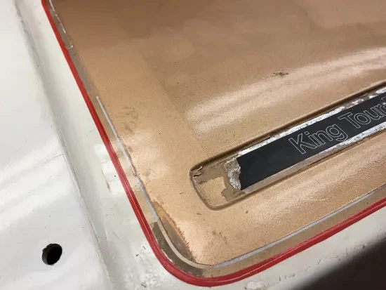 Trunk Tour Pack 1986 Harley Davidson Electra Glide Classic FLHTC 3318 - Image 4 of 4