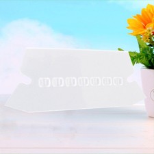 120Pcs File Folder Labels Transparent Plastic Tabs for Efficient Classification