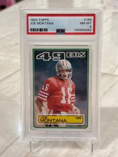1983 Topps Joe Montana #169 PSA 8