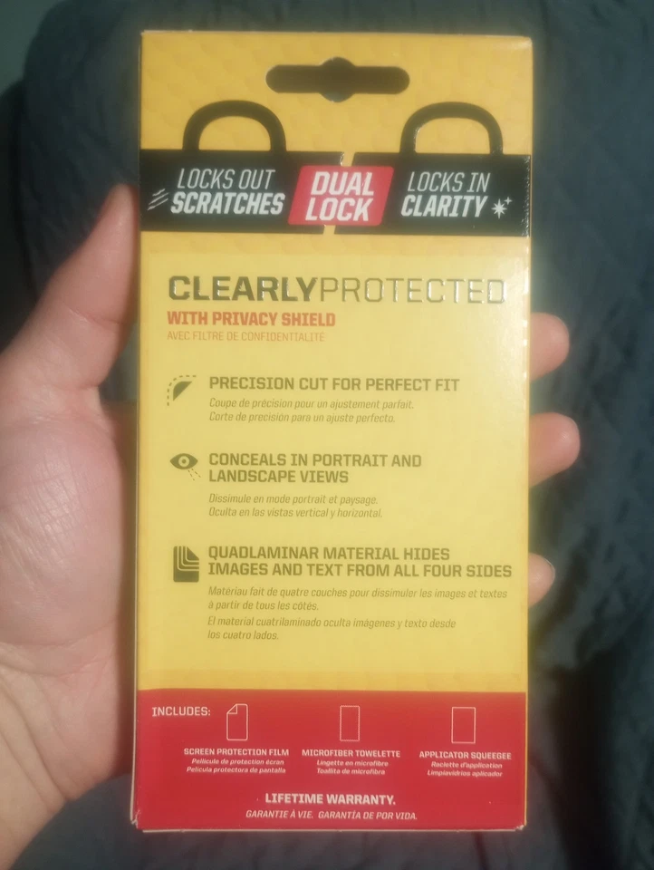 OtterBox Privacy Screen Protector. Samsung Galaxy Note 3. Mobile. Scratch resist - Image 2 of 3
