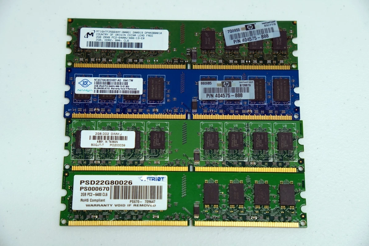 PC2-6400 DDR2-800 Computer RAM for sale - eBay