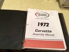 Corvette 1972 assembly manual AIM Corvette America