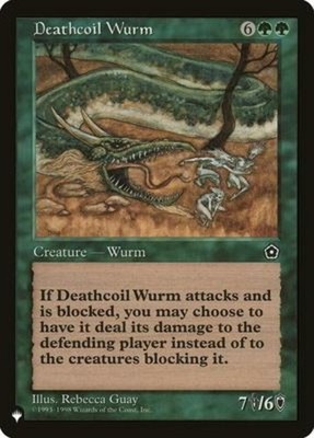 x1 Deathcoil Wurm - The List R MTG The List M/NM, English